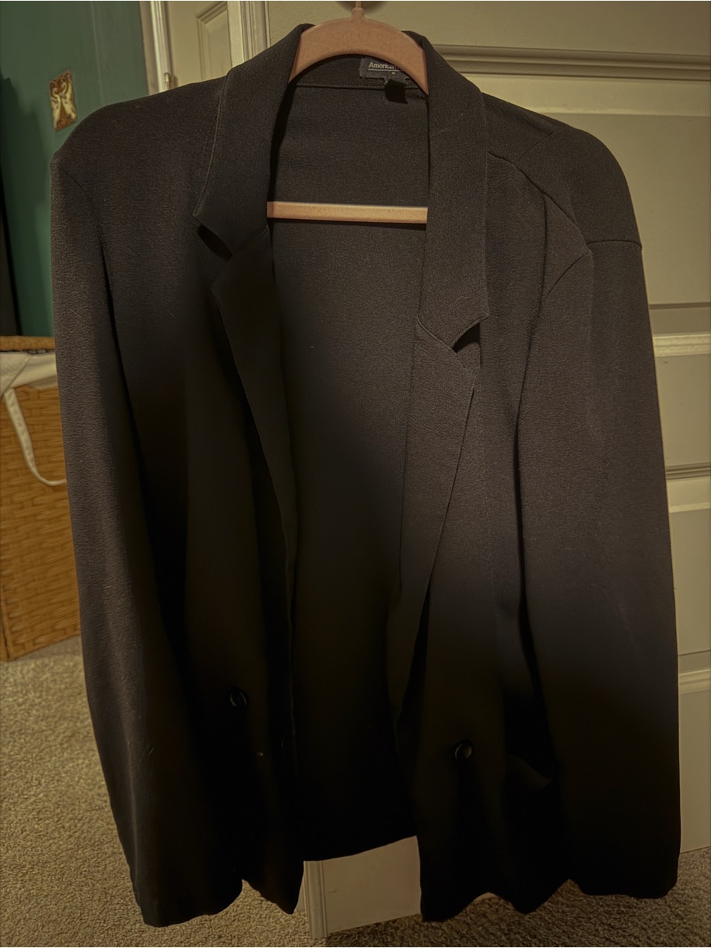 American Apparel Bianca Slouchy Black Blazer Jacket